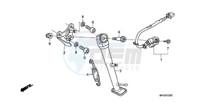 CB600FAB drawing STAND