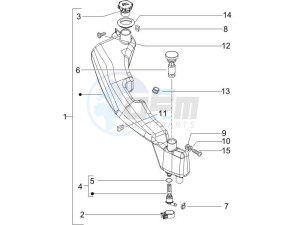 NRG 50 power DT serie speciale drawing Oil tank