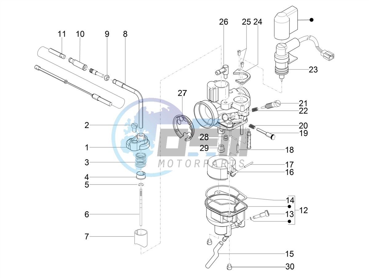 Carburetor's components