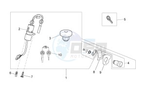 V7 Stone 750 drawing Lock hardware kit