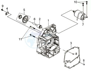 JOYRIDE 200i drawing CRANKCASE RIGHT