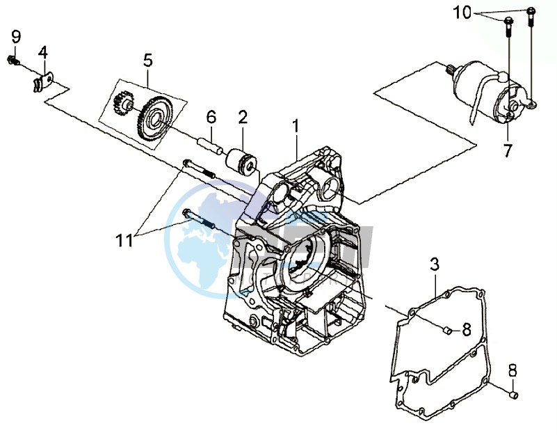 CRANKCASE RIGHT