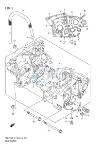 RM-Z250 (E03) drawing CRANKCASE