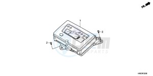 TRX500FPMC drawing METER