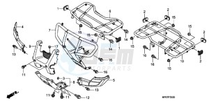 TRX500FPEB drawing CARRIER