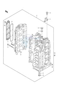 DF 140A drawing Cylinder Block