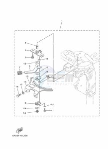 F15CEHL drawing TILLER-HANDLE