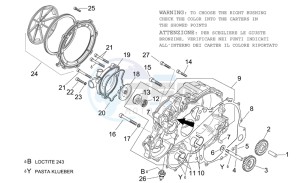 Tuono 1000 drawing Water pump