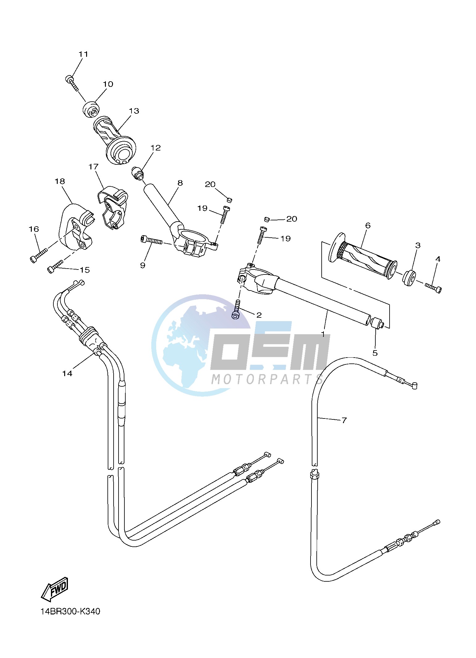 STEERING HANDLE & CABLE