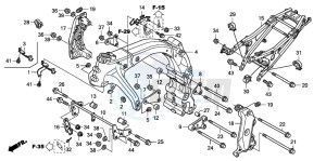 CB600FA CB600FA drawing FRAME BODY