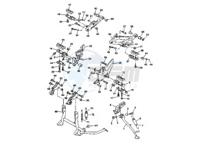 FJR 1300 drawing STANDS-FOOTREST