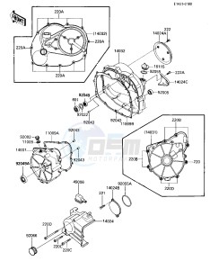 KLF 185 A [BAYOU 185] (A2-A4) [BAYOU 185] drawing ENGINE COVER-- S- -