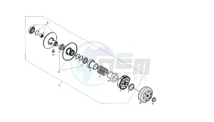 GP1 OPEN - 50 CC VTHPR1B1A EU2 drawing CLUTCH