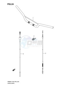 RM85 (P3-P28) drawing HANDLEBAR