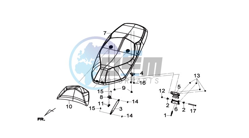 BUDDYSEAT / REAR LUGGAGE FRAME /