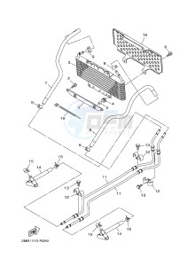 YXE700E YXE70WPAH WOLVERINE R-SPEC EPS (BW12) drawing OIL PIPE