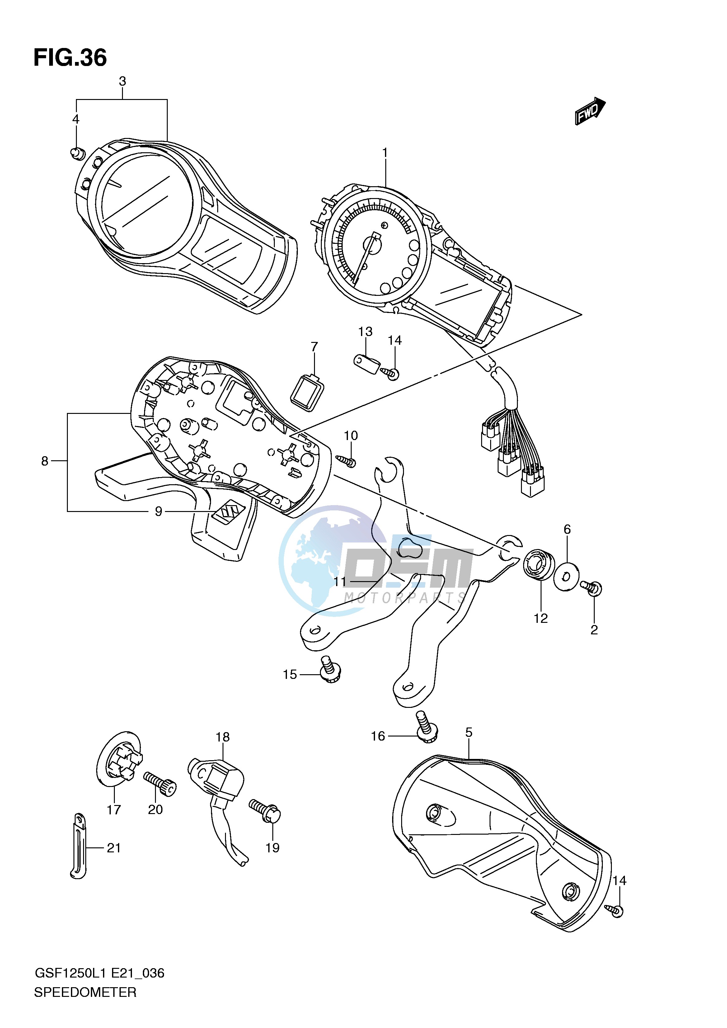 SPEEDOMETER (GSF1250AL1 E24)