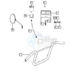 QUADRO_EX_L0-L1 50 L0-L1 drawing Handlebar