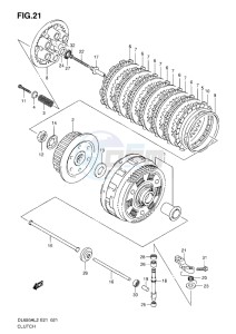 DL650 drawing CLUTCH