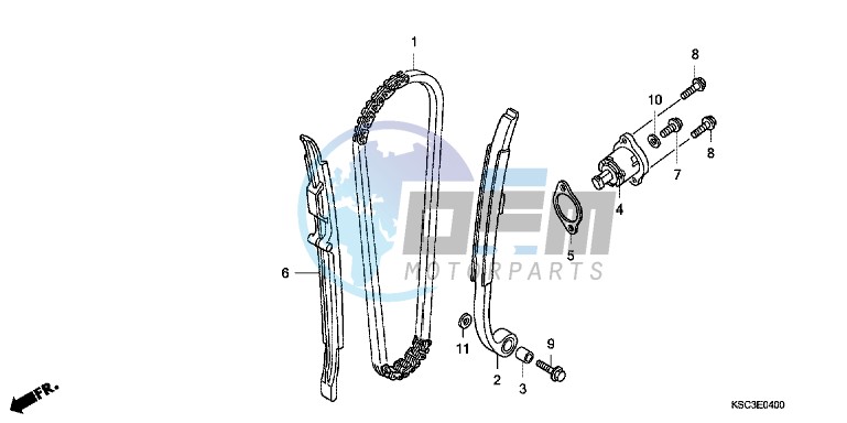 CAM CHAIN/ TENSIONER