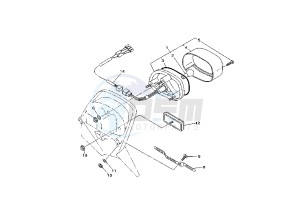 XVS DRAG STAR 650 drawing TAILLIGHT