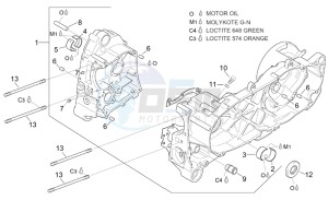 Leonardo 125-150 drawing Crankcase