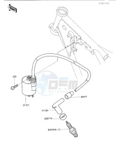 KLT 110 A [KLT110] (A1-A2) [KLT110] drawing IGNITION COIL