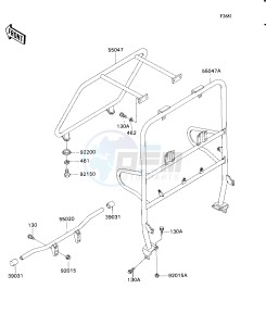 KAF 540 E [MULE 2030] (E1) [MULE 2030] drawing GUARD_CAB FRAME