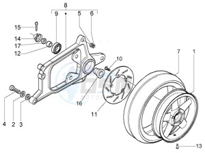 X8 200 drawing Rear Wheel