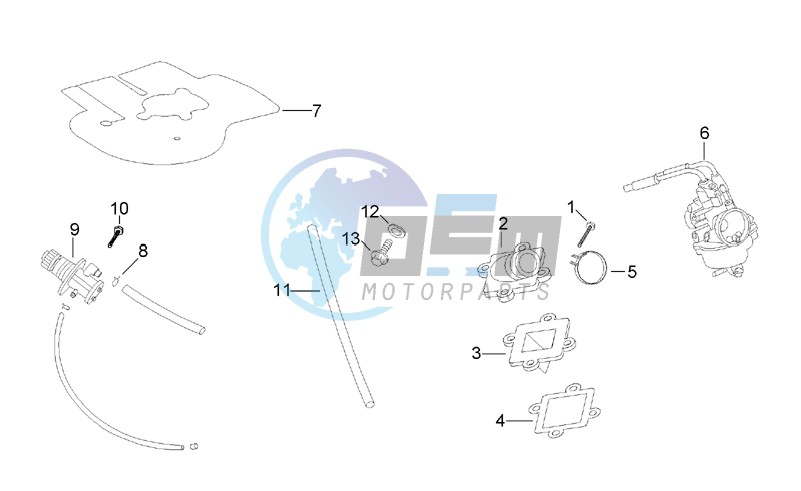 Carburettor - Oil pump