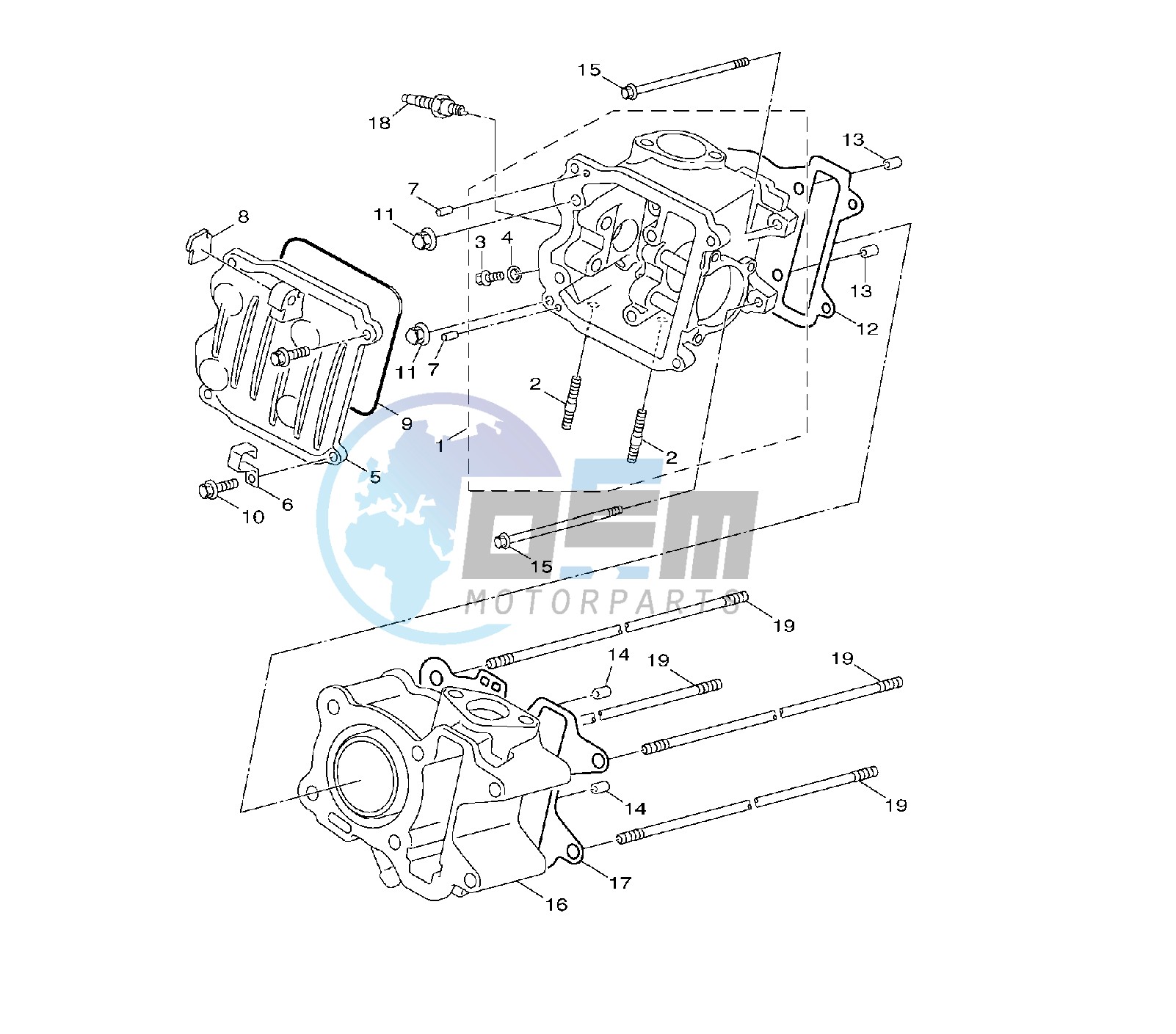 CYLINDER AND HEAD