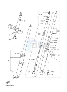 XJR1300 (5WMW) drawing FRONT FORK