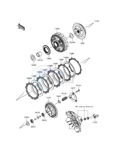 NINJA 300 EX300AEFA XX (EU ME A(FRICA) drawing Clutch