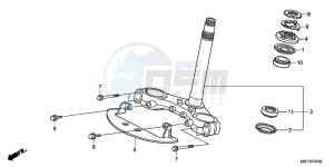 XL1000VB drawing STEERING STEM