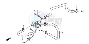 VTX1800C drawing AIR INJECTION CONTROL VALVE