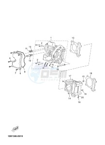 YP125RA (ABS) X-MAX125 ABS X-MAX (2DMA 2DMA) drawing CYLINDER