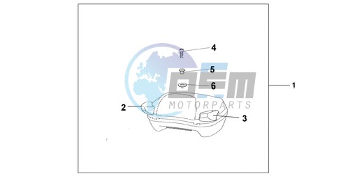 PILLION ARM REST SET