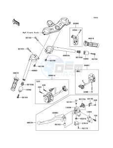 NINJA_ZX-10R_ABS ZX1000KBF FR GB XX (EU ME A(FRICA) drawing Handlebar