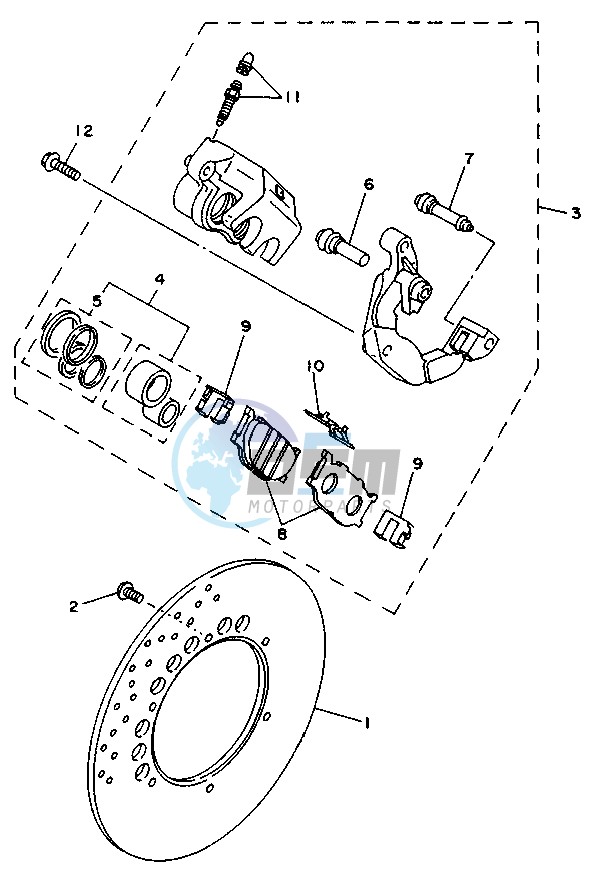 FRONT BRAKE CALIPER