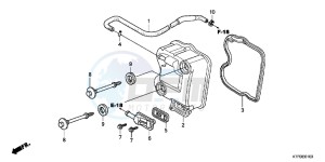 SH125RB drawing CYLINDER HEAD COVER