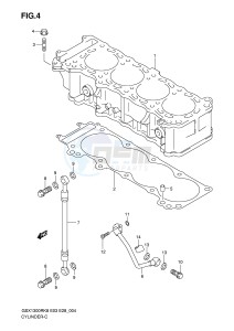 GSX1300R (E3-E28) Hayabusa drawing CYLINDER