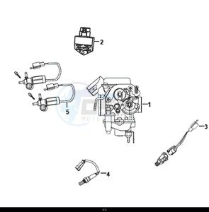 ORBIT II 50 (45 KM/H) (AE05W8-EU) (L8-M0) drawing CARBURETOR