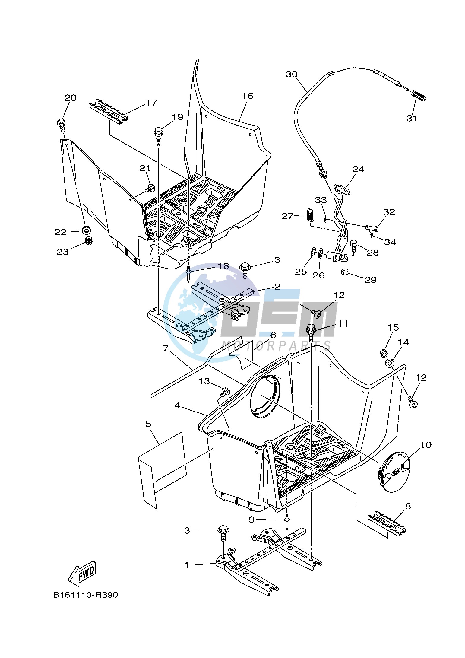 STAND & FOOTREST