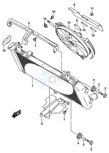 GSX-S750A drawing RADIATOR