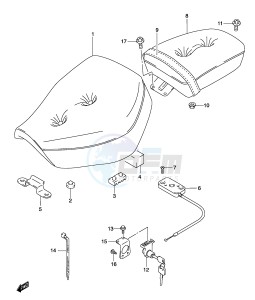 GZ250 (P19) drawing SEAT