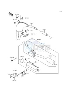 KX 80 R T [KX80] (R2-T3 BIG WHEEL) [KX 80 BIG WHEEL] drawing MUFFLER