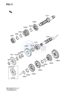 RM-Z250 (E19) drawing TRANSMISSION