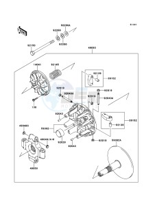 MULE 4010 TRANS 4x4 DIESEL KAF950G9F EU drawing Drive Converter