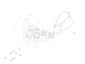 V7 III Stone 750 e4 (EMEA) drawing Starter / Electric starter