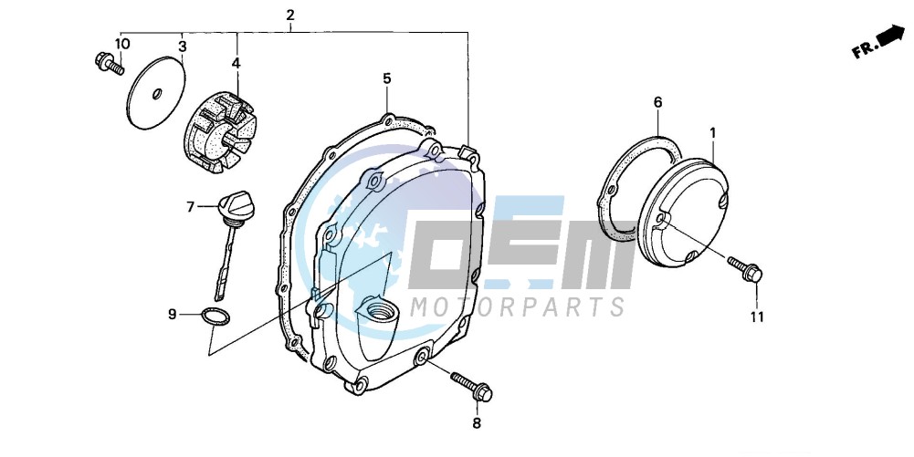 RIGHT CRANKCASE COVER